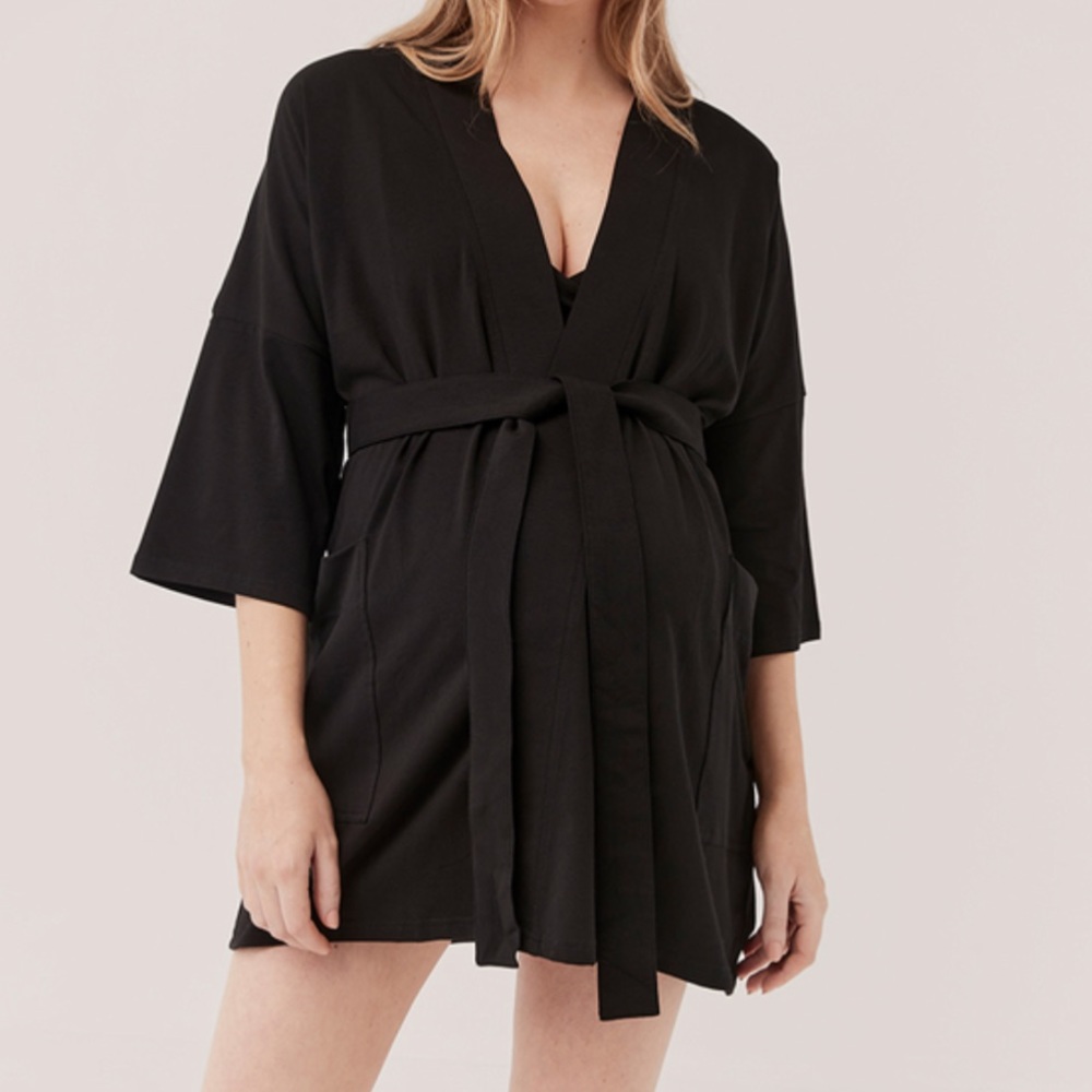 Pact Maternity Short Robe